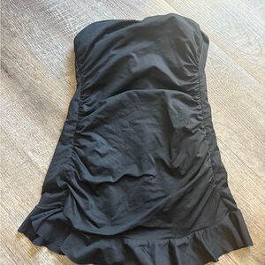 Allen B. By Allen Schwartz Black Strapless Dress